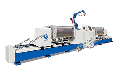 3-osni CNC krmilni stroj za varjenje aluminijastega rezervoarja za gorivo s TIG MIG