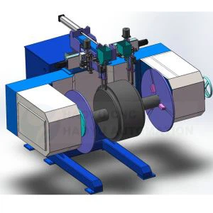 Avtomatski varilni stroj za obnovo idlerja bagra
